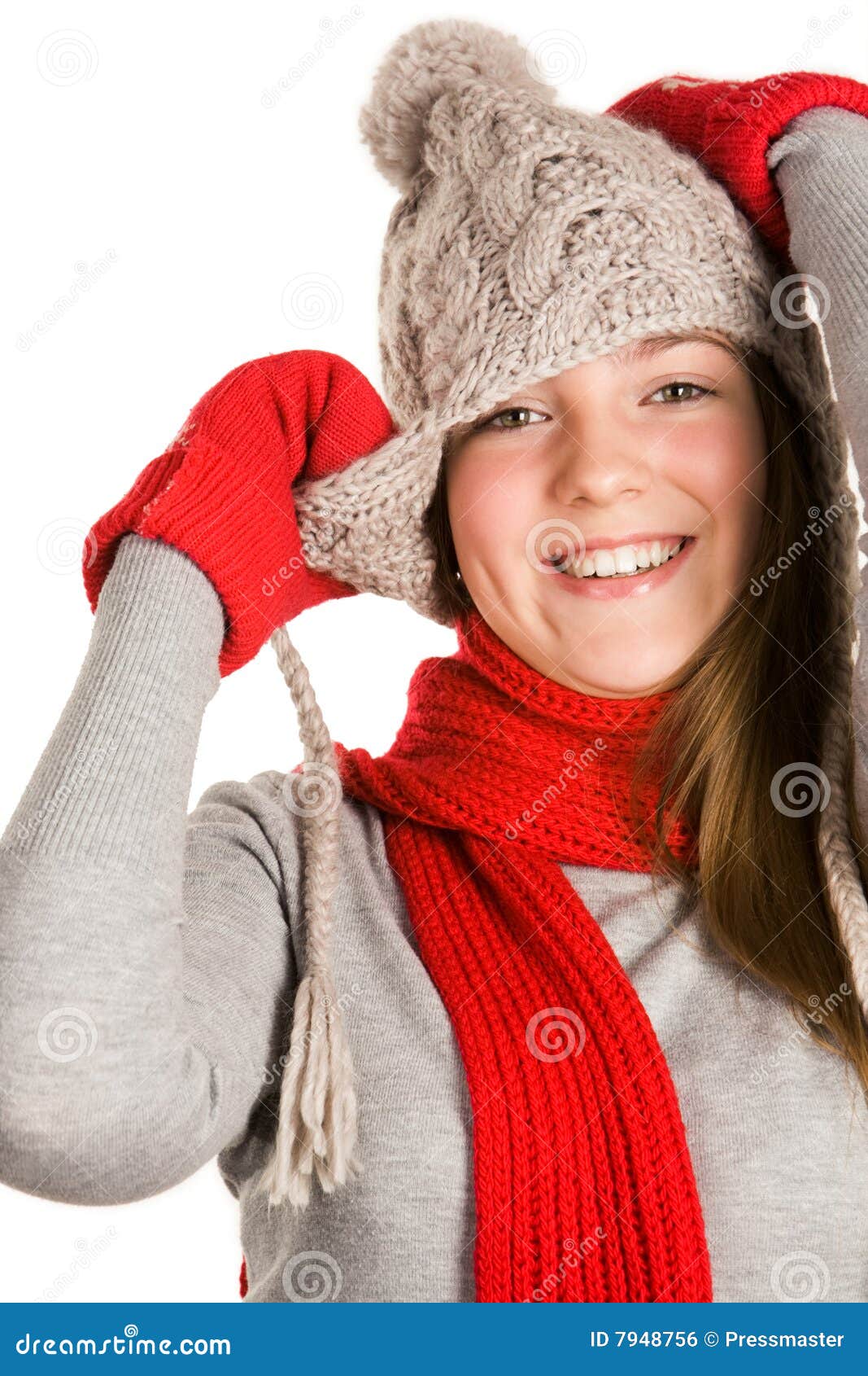 Pretty girl stock photo. Image of cute, happy, emotional - 7948756