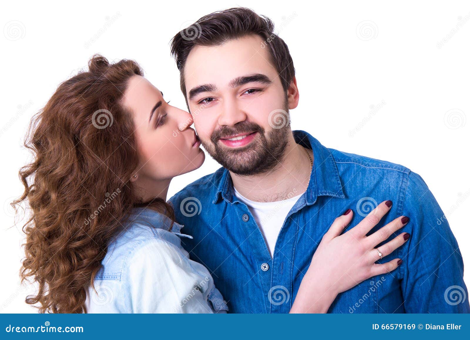Kissing White Girl