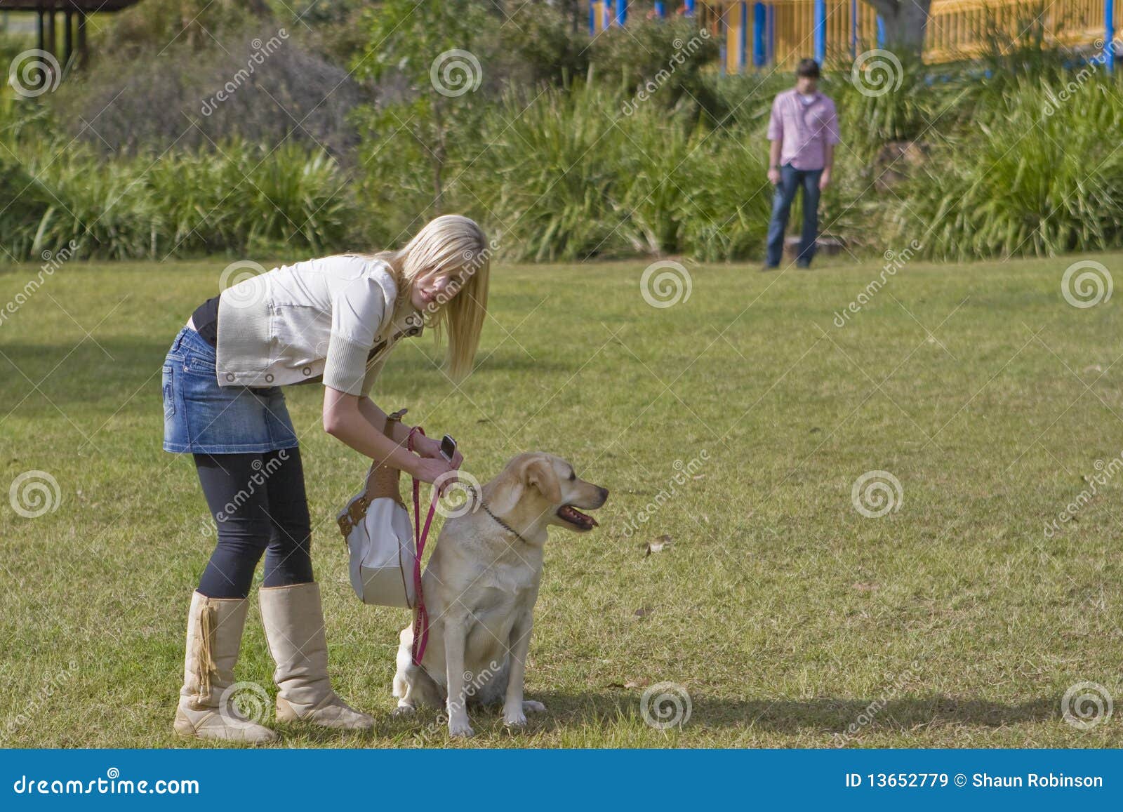 Pretty Girl with Labrador 6 Stock Image Image of nature, animal 13652779