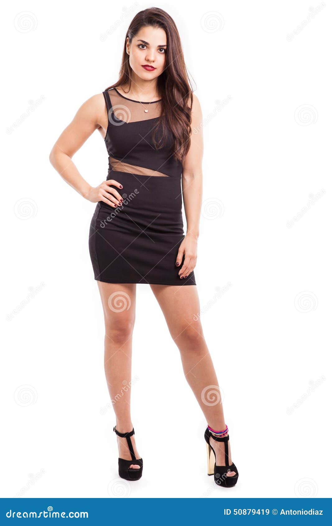 Pretty Girl Ready for a Date Stock Image - Image of elegant, standing ...