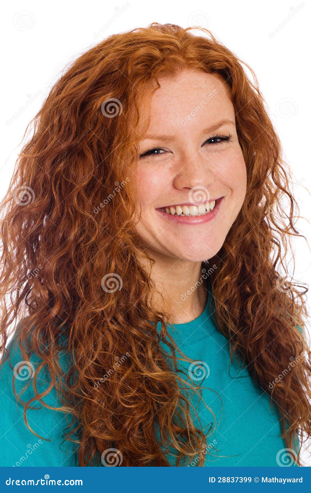 Pretty Girl With Red Hair Stock Image Image Of Fashion 28837399