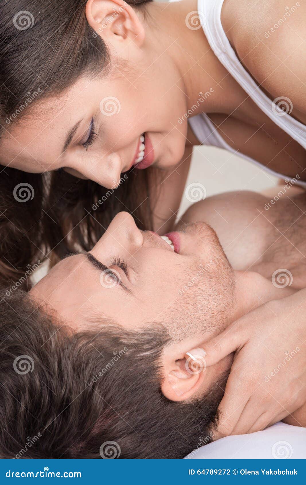 Pretty Girlfriend and Boyfriend are Luxuriating at Stock Photo image photo