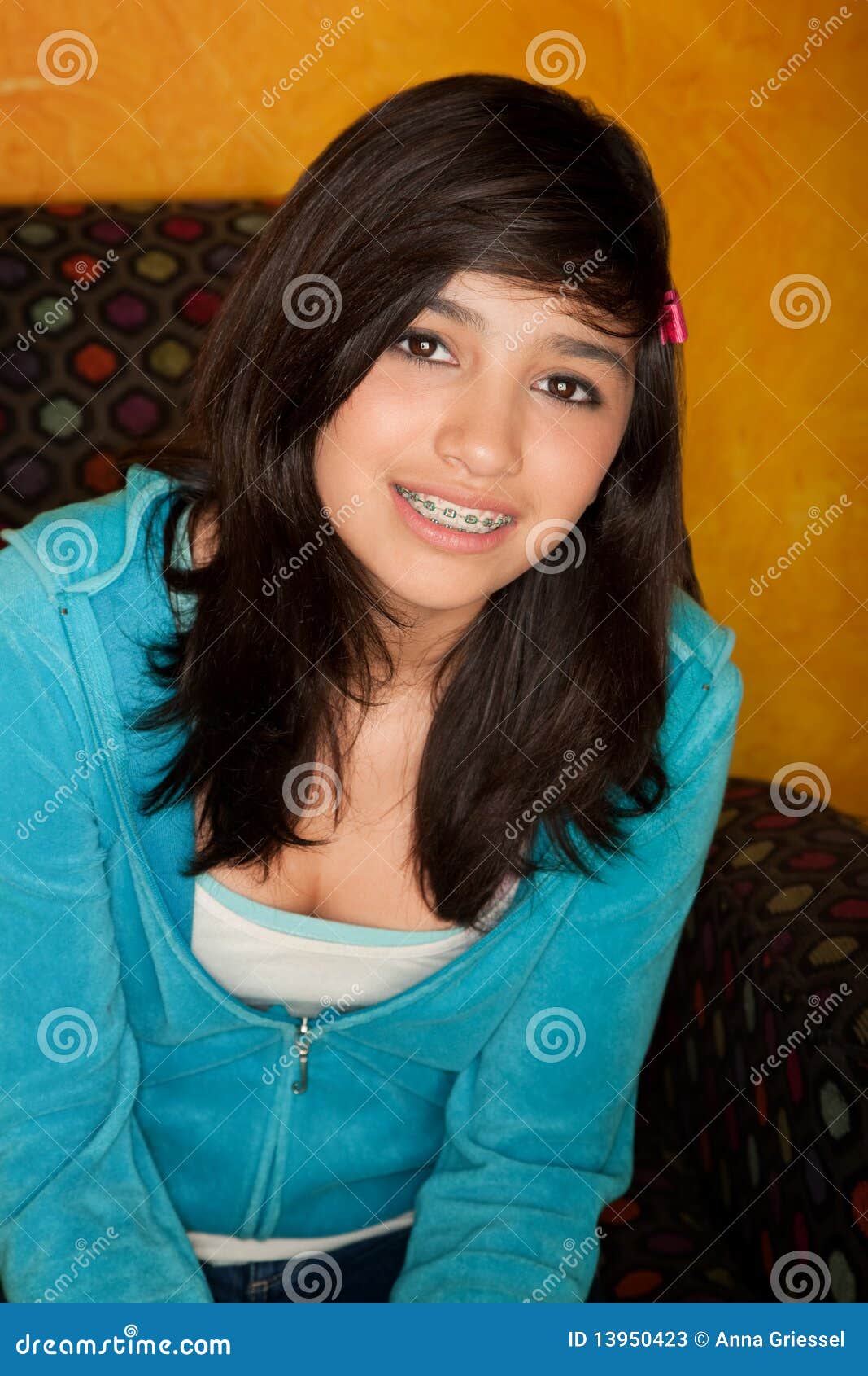 Pretty Latina Girl Stock Image Image Of Happy Hispanic 139