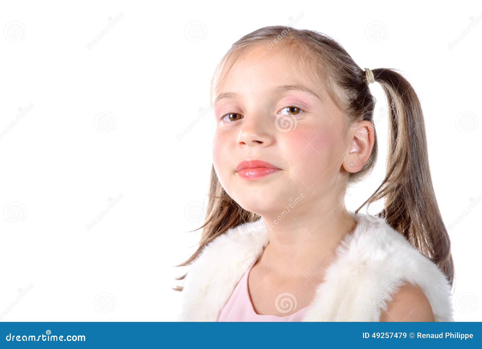 Young Teen With Pony Tails