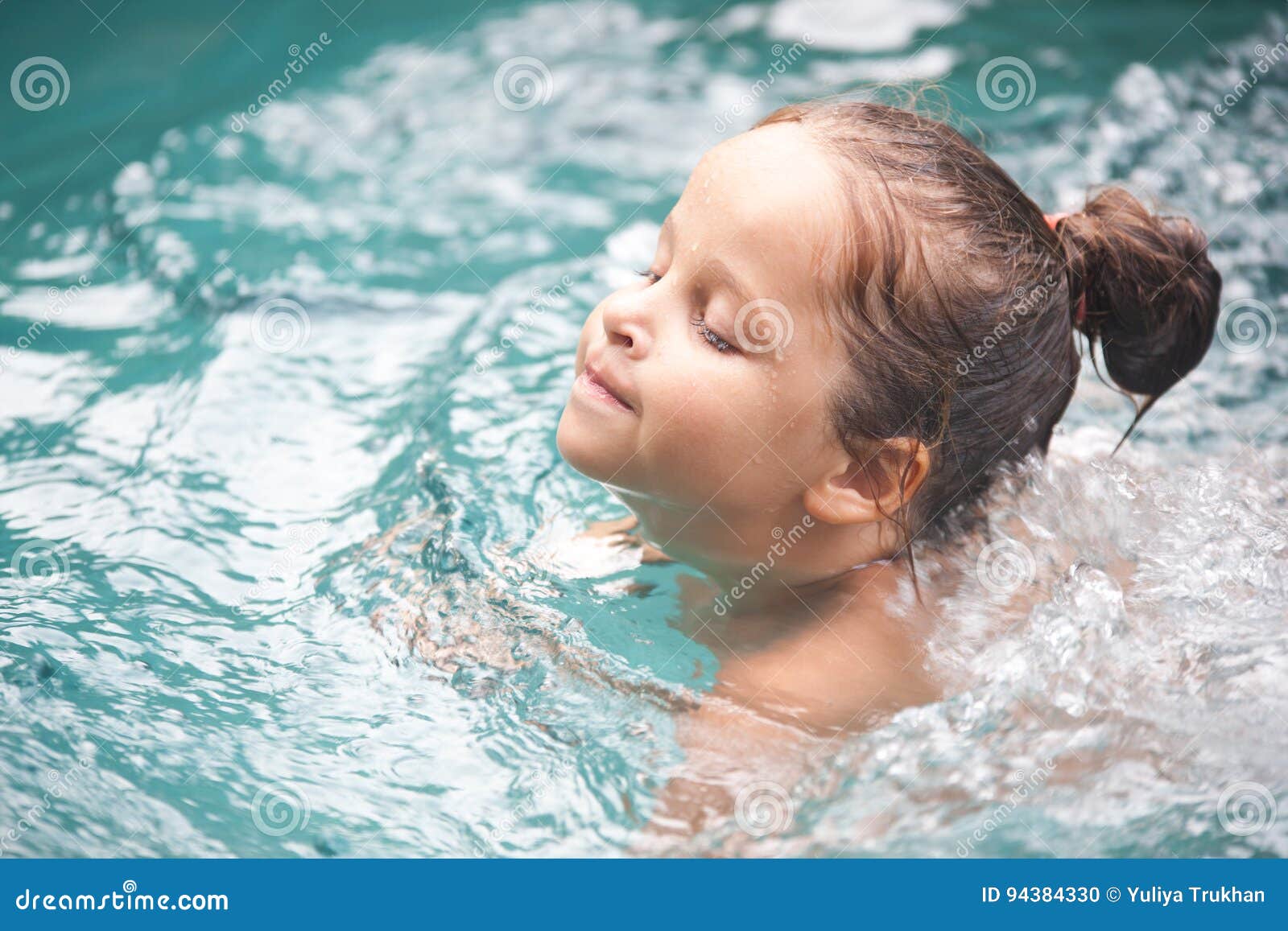 Girl In A Swimming Pool Image