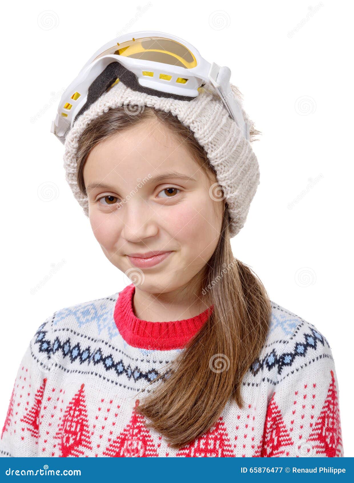 Pretty Little Girl with Winter Clothes Stock Image Image of beautiful