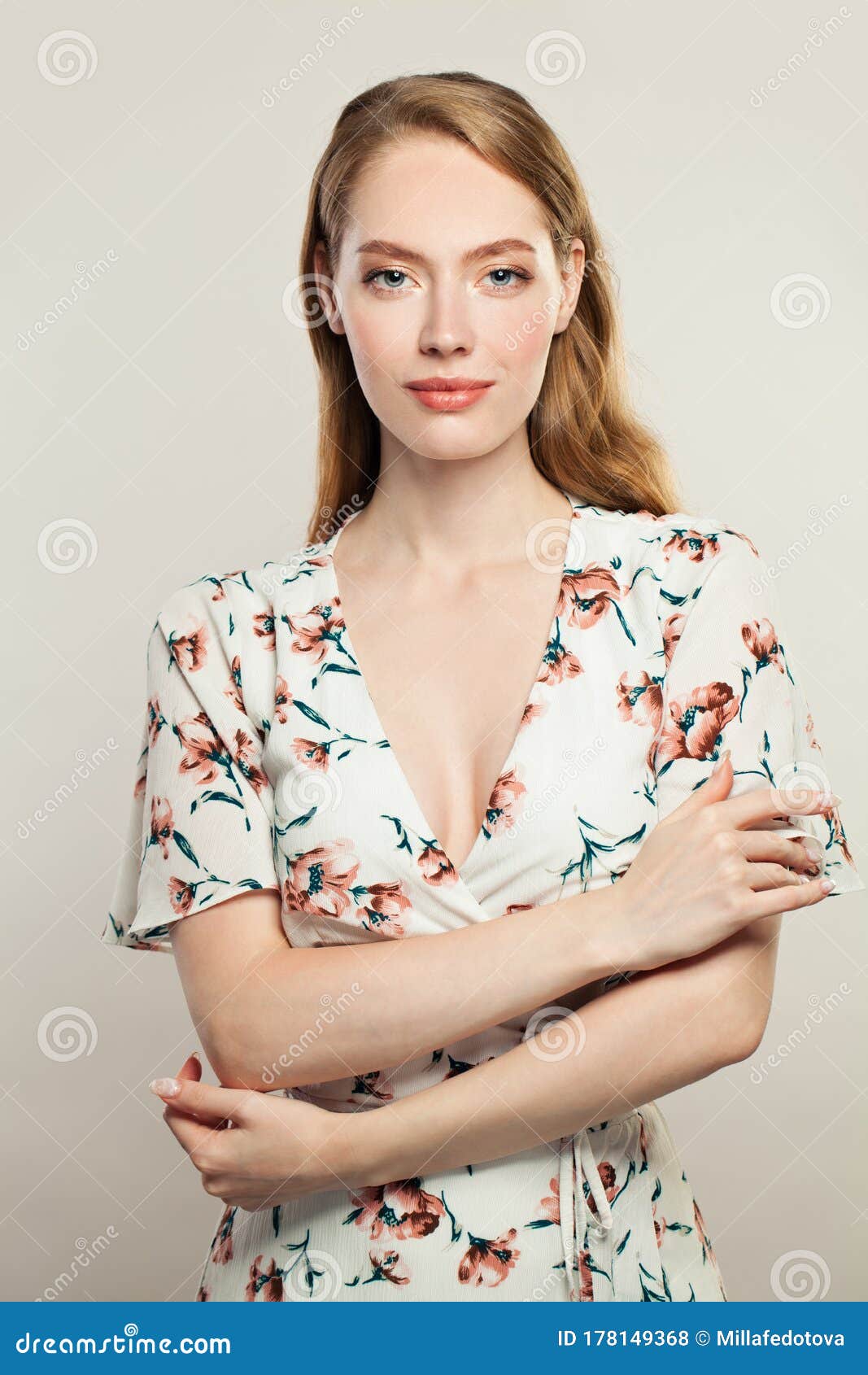 Pretty Model Girl with Ginger Hair on White Stock Photo Image of hair, lady 178149368