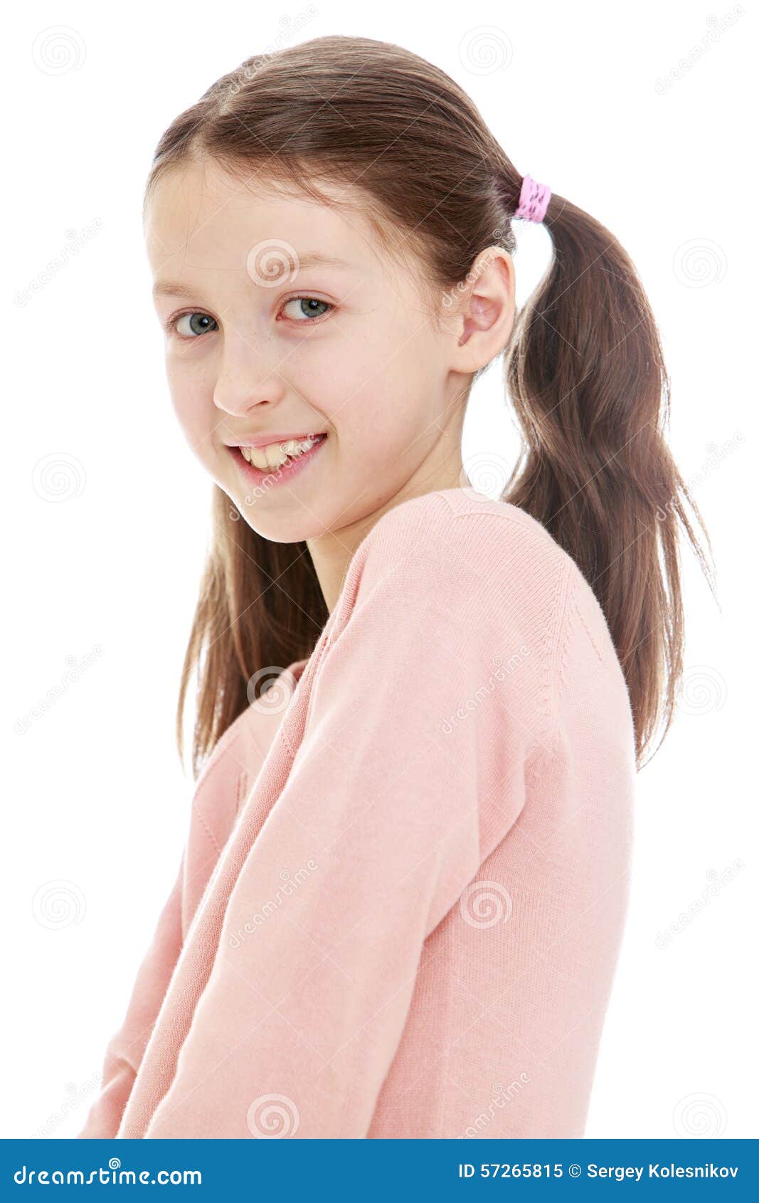 Pretty slim girl stock image. Image of slender, preschooler - 57265815