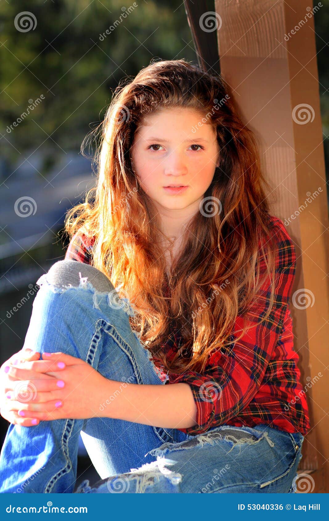 Pretty Teen Girl Stock Photo Image 53040336