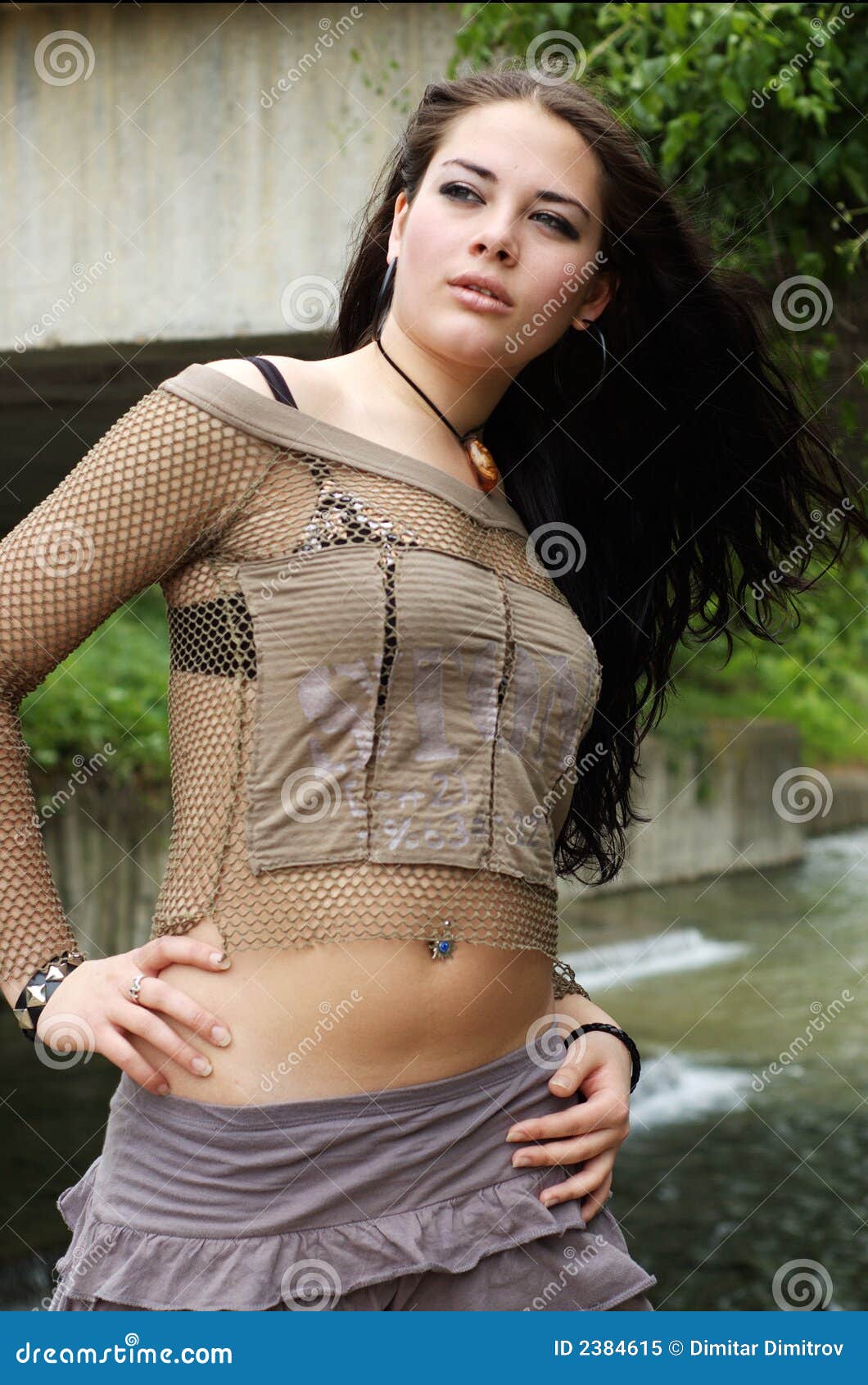 Pretty Teen Outdoors Stock Image Image Of Portrait Teen