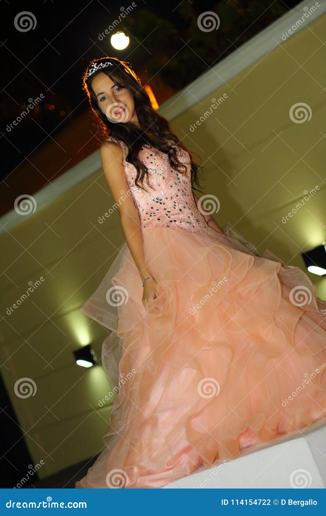 Pretty Teen Quinceanera Birthday Girl Celebrating in Princess Dress Pink  Party, Special Celebration of Girl Becoming Woman. Stock Photo - Image of  elegance, formal: 114154722