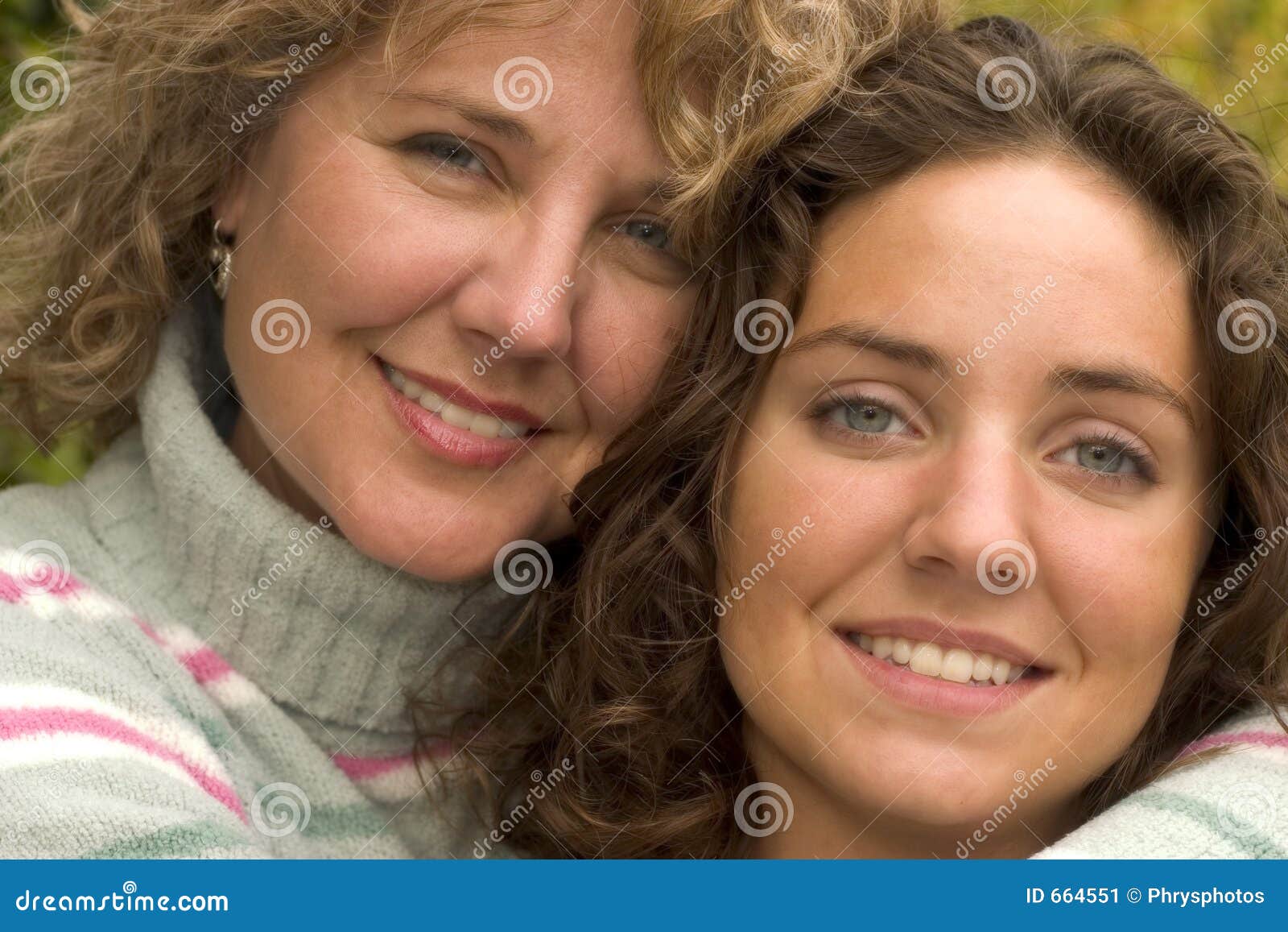 Pretty woman and daughter stock image. Image of child, girl - 664551