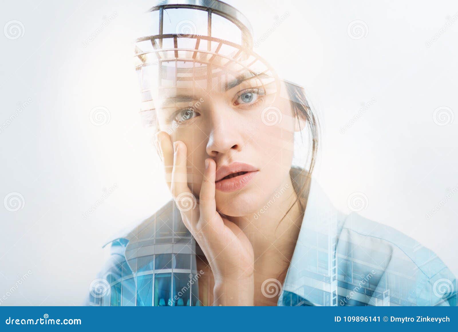 Pretty Woman Feeling Worried and Regretting Her Decision Stock Image ...