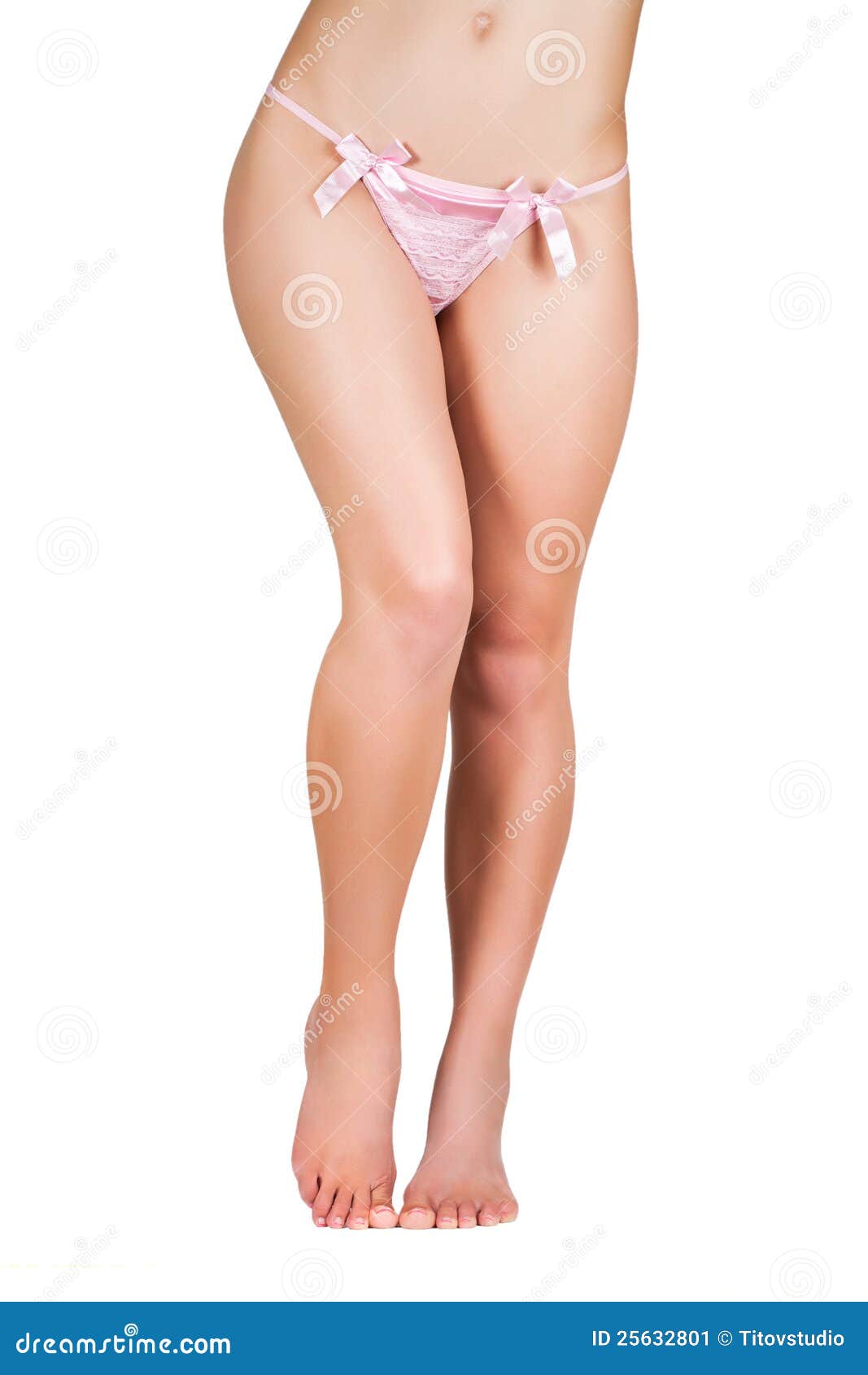 Pretty Woman Legs Isolated on White Stock Image - Image of body, pink