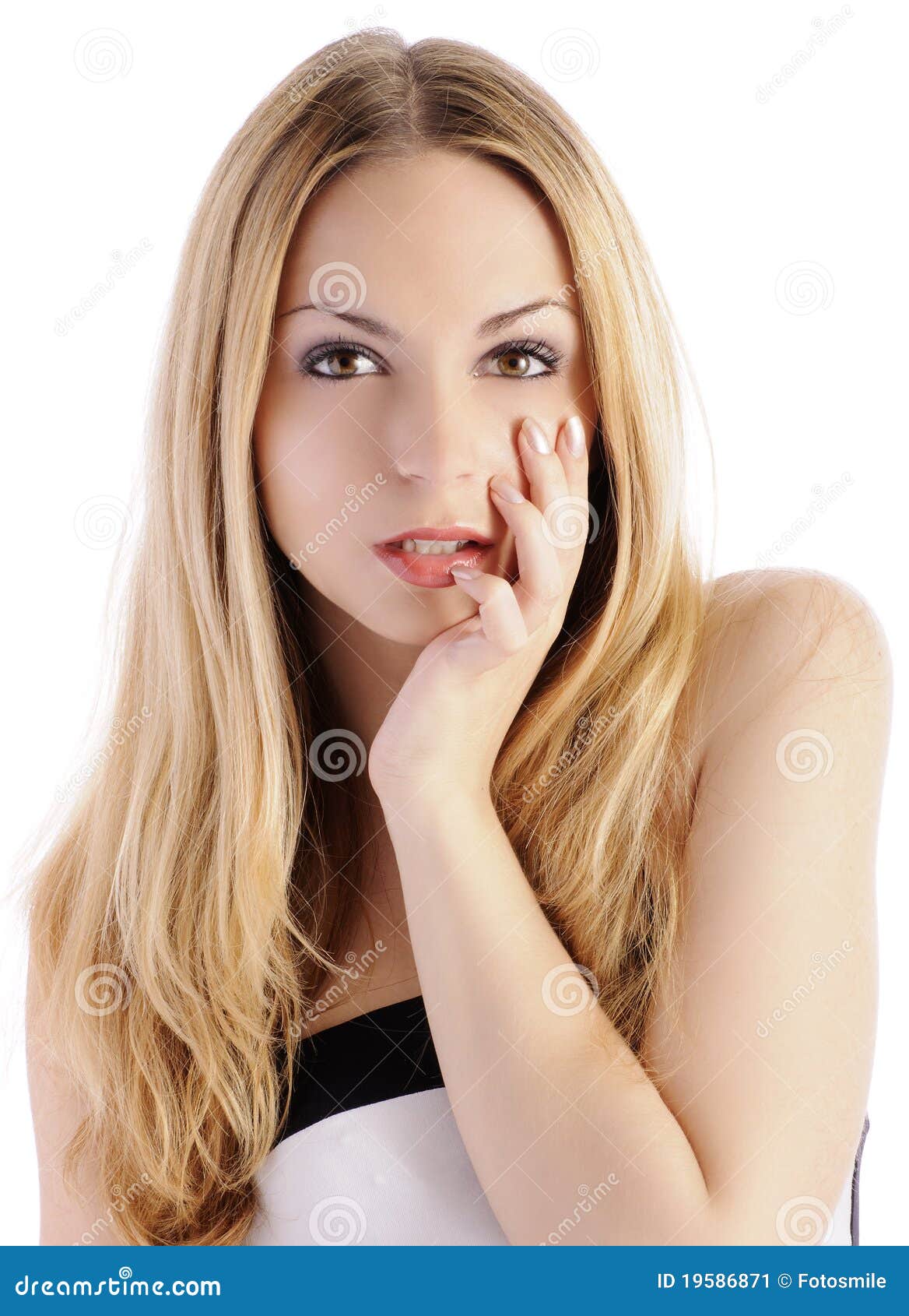 Pretty Woman Looking at Camera Stock Image - Image of eyes, pretty ...