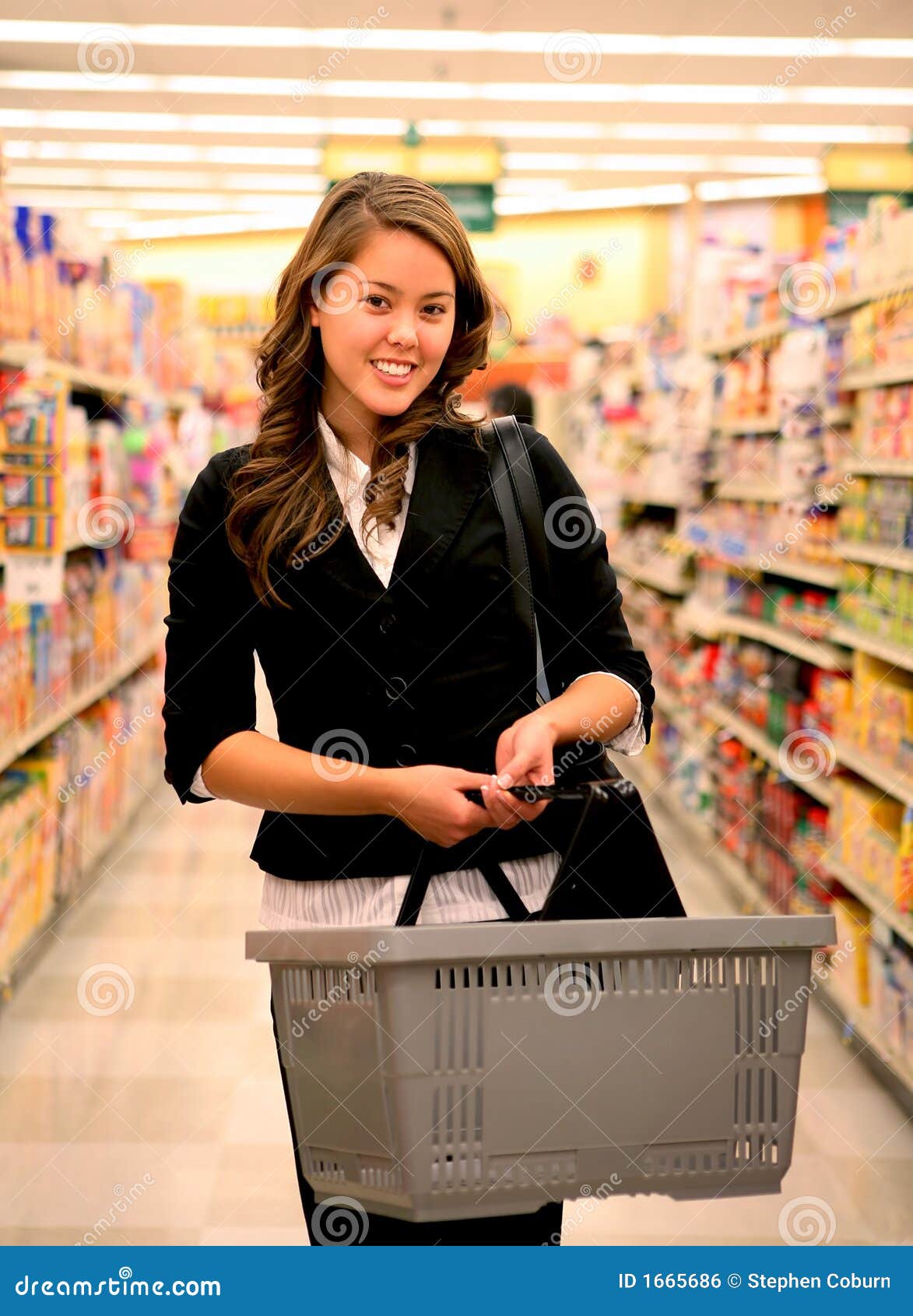 Pretty Woman Shopping stock photo. Image of cute, customer - 1665686