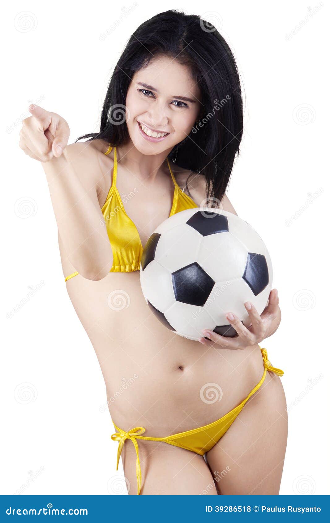 Women's naked soccer