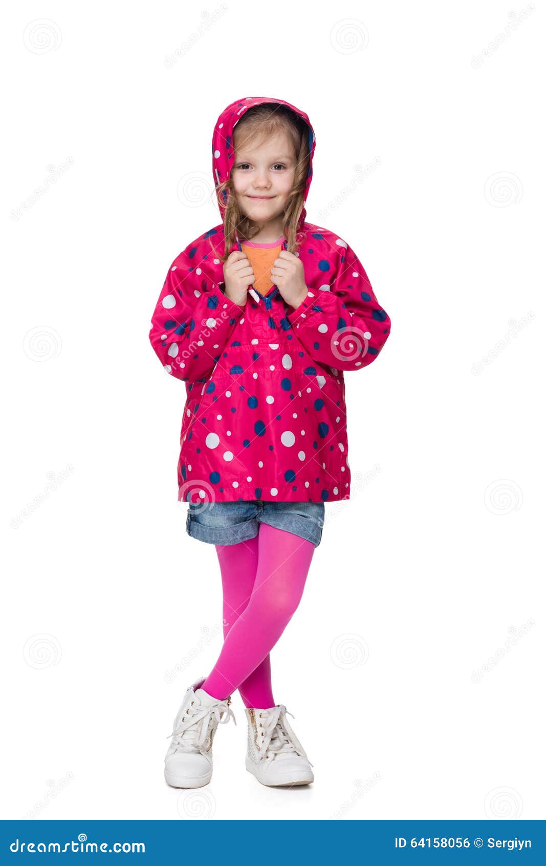 Pretty Young Girl in a Jacket Stock Photo Image of cute, people 64158056