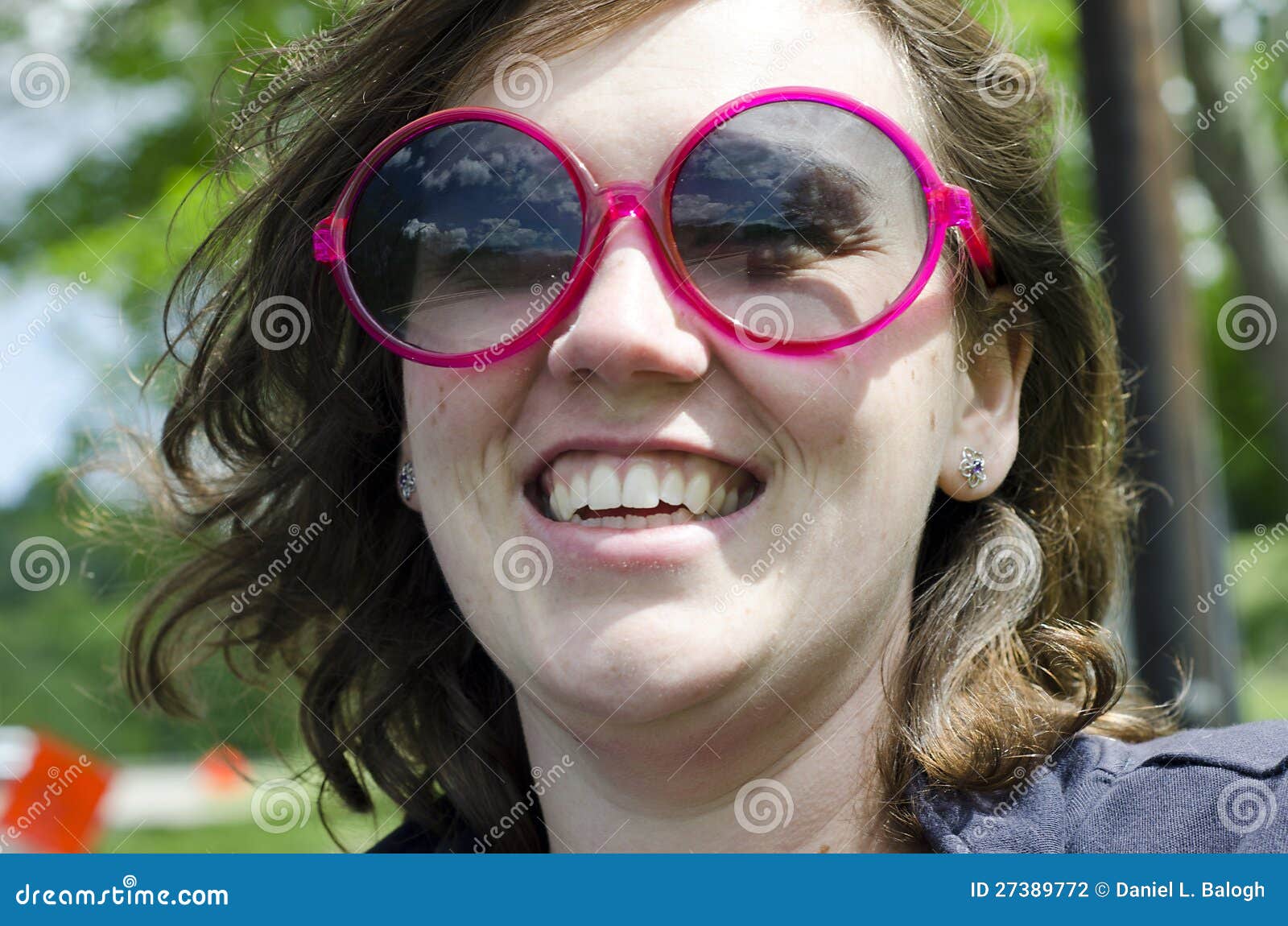 Pretty Young Girl in Sunglasses Stock Photo Image of enjoy, bright