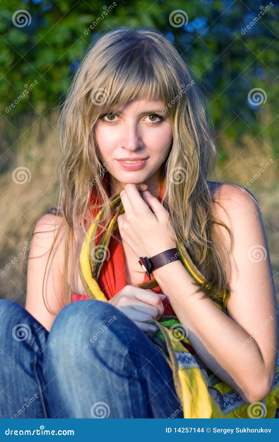 Pretty young woman stock photo. Image of caucasian, fashion 14257144