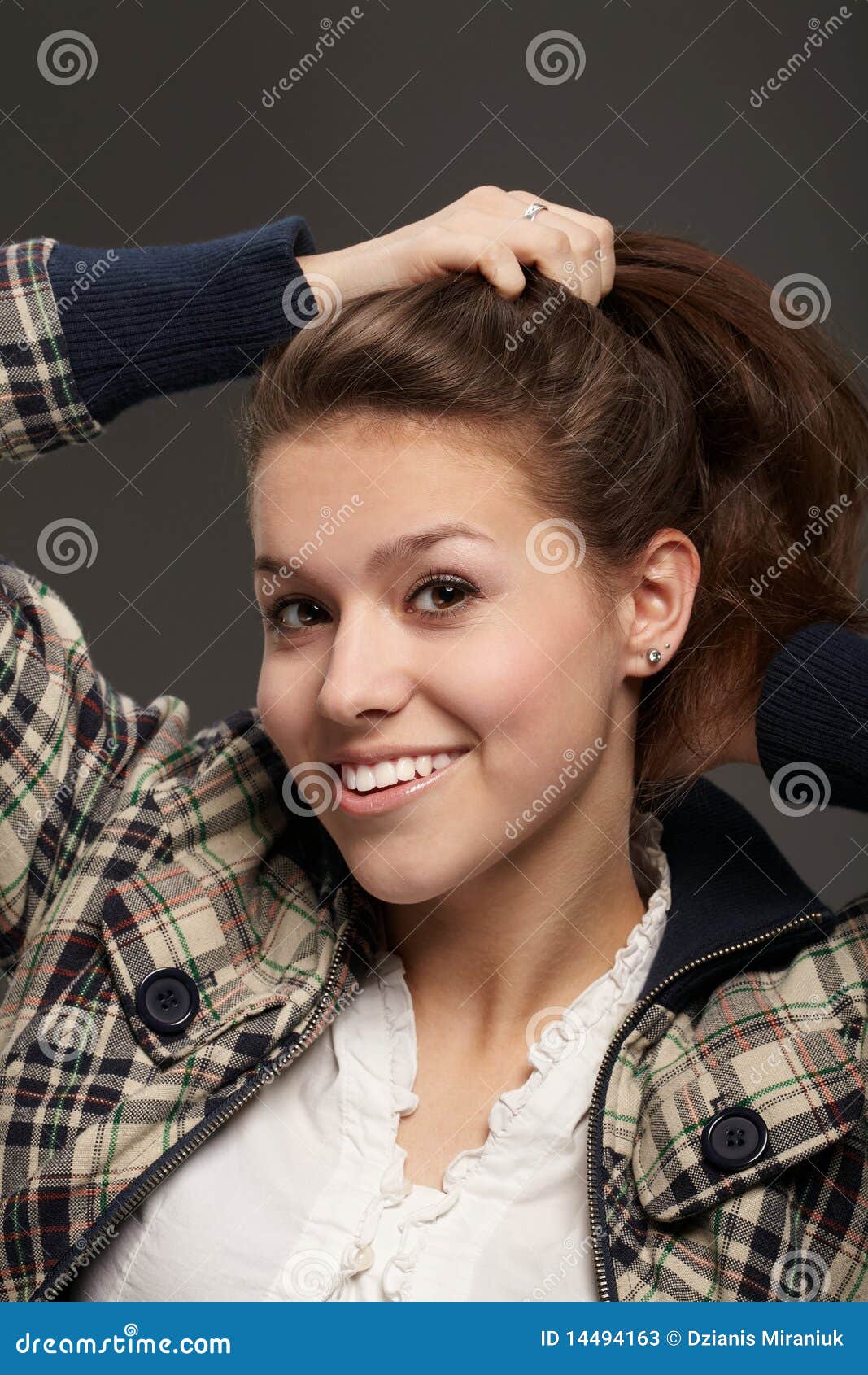 Pretty young woman stock image. Image of beautiful, female 14494163