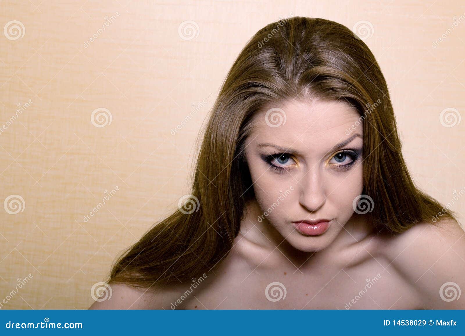 Pretty young woman stock image. Image of feminine, hairstyle 14538029