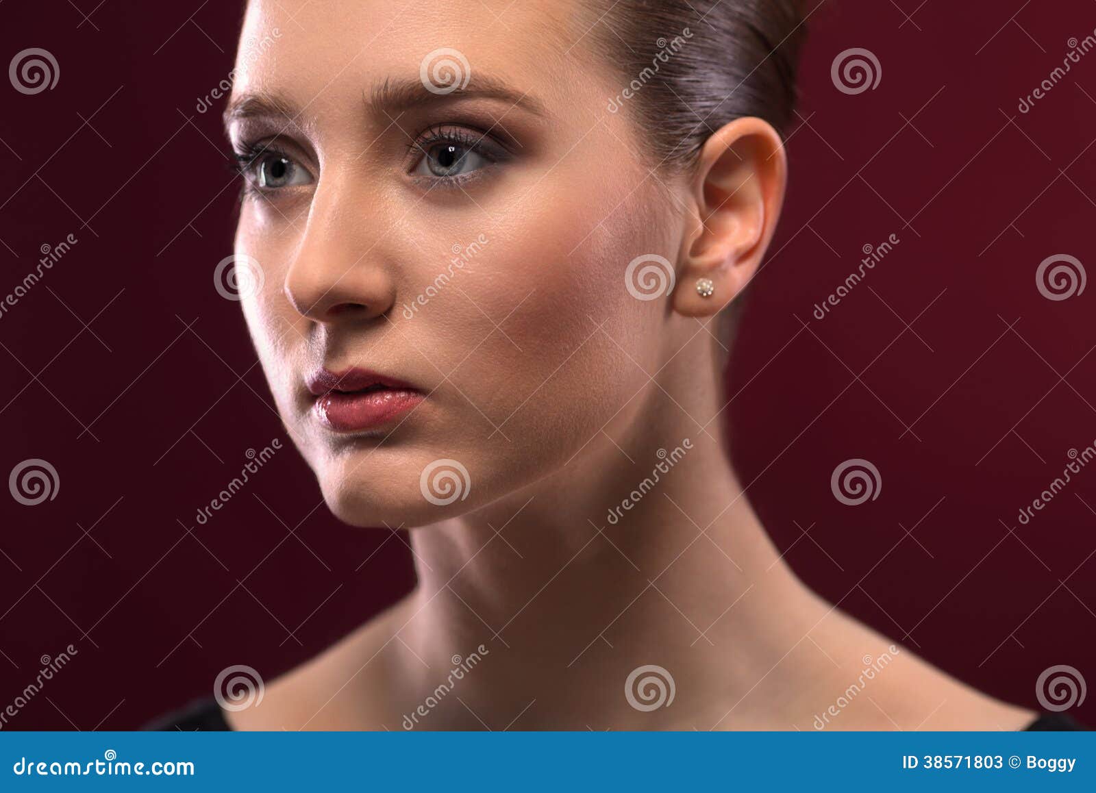 Pretty young woman stock image. Image of woman, looking 38571803