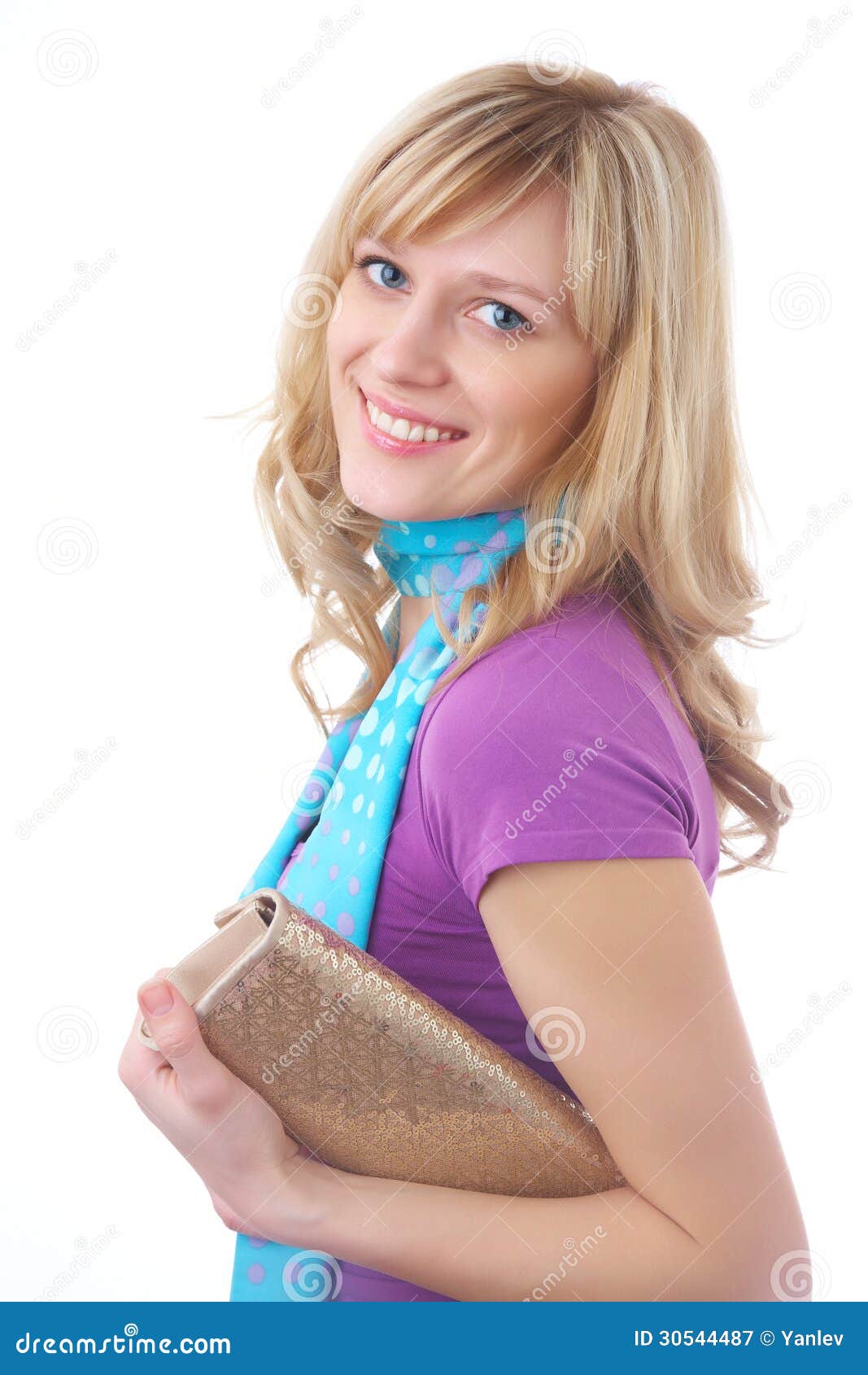 Prety Blonde Woman Stock Image Image Of People Color
