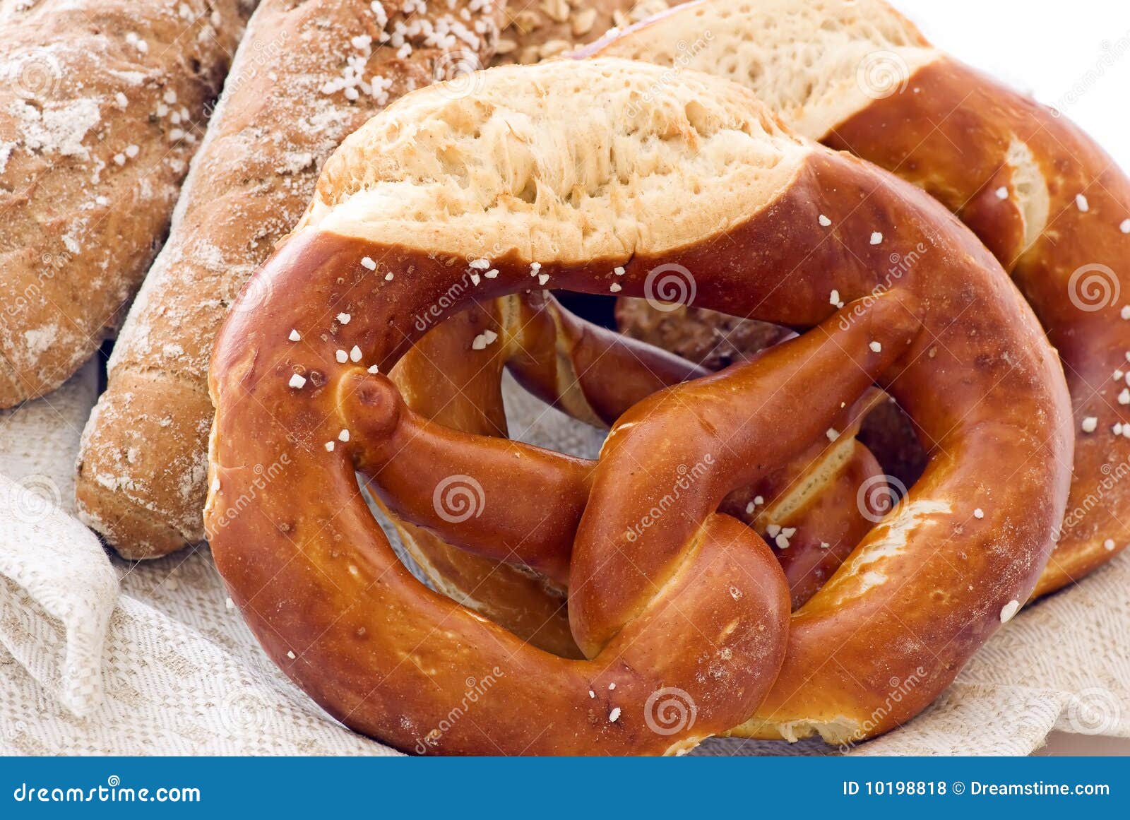 Pretzel and Bread stock photo. Image of roll, crisp, organic 10198818