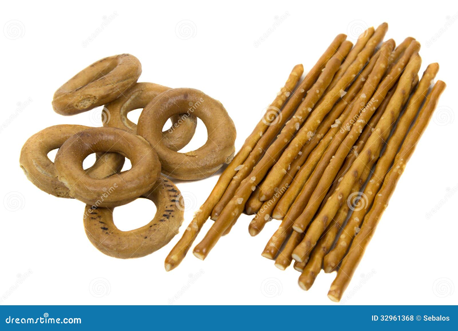 Pretzel snack stock photo. Image of stick, unhealthy 32961368