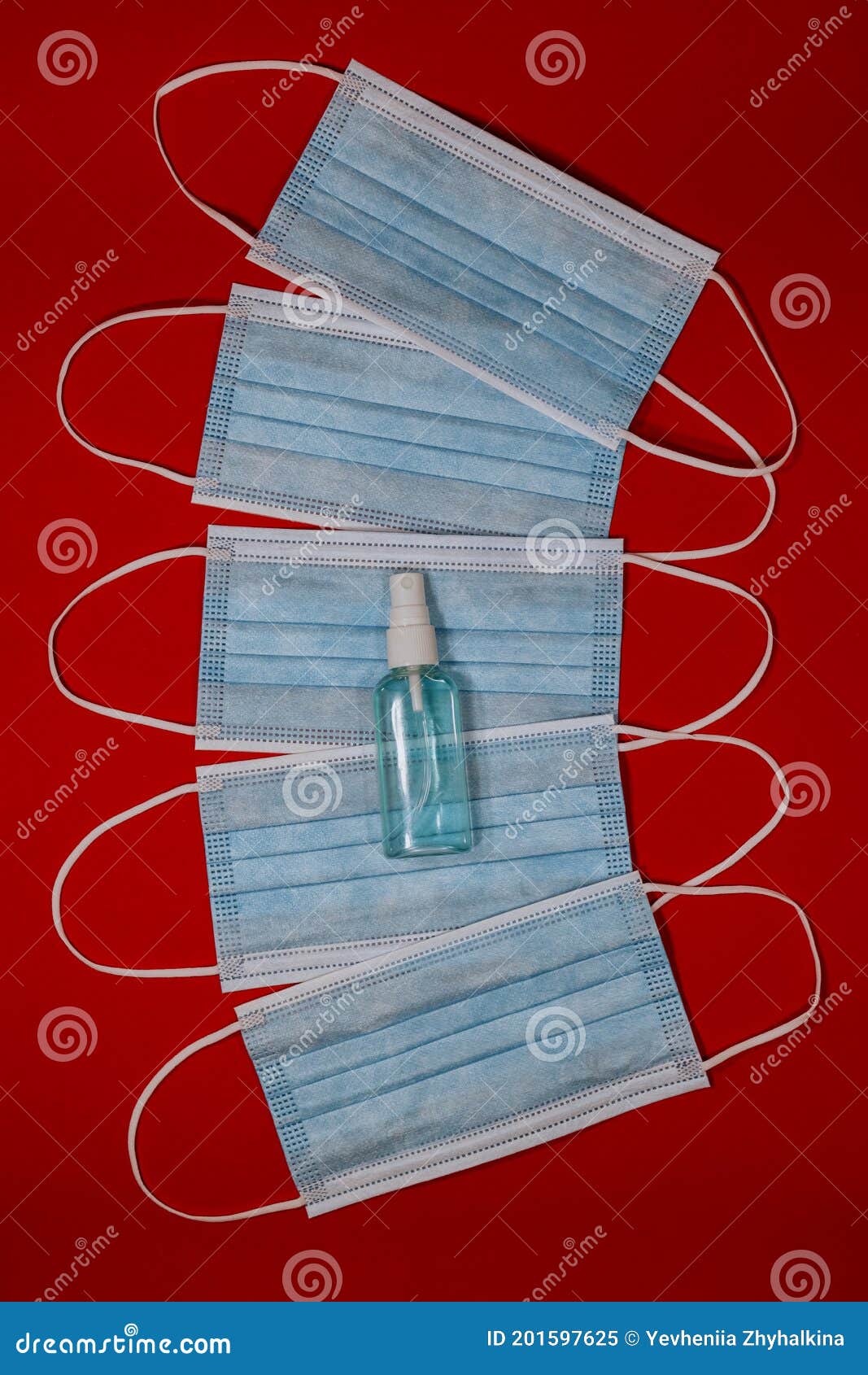 Prevent Infections. Medical Masks, Medical Protective Masks Isolated on