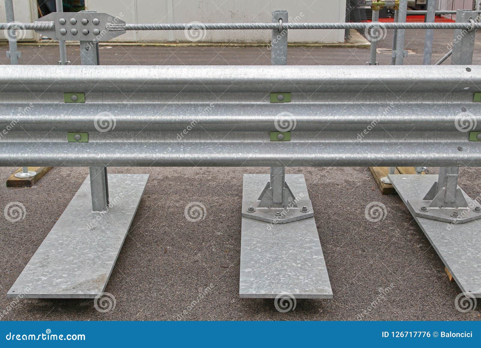 Highway Safety Barrier stock photo. Image of safety - 126717776