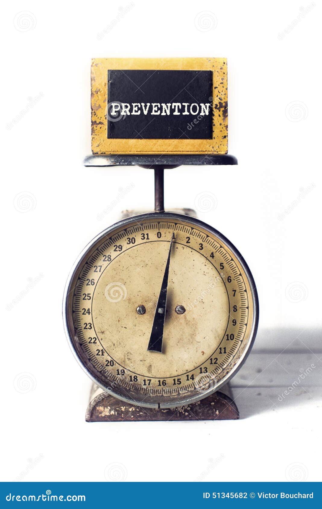 prevention on an antique scale