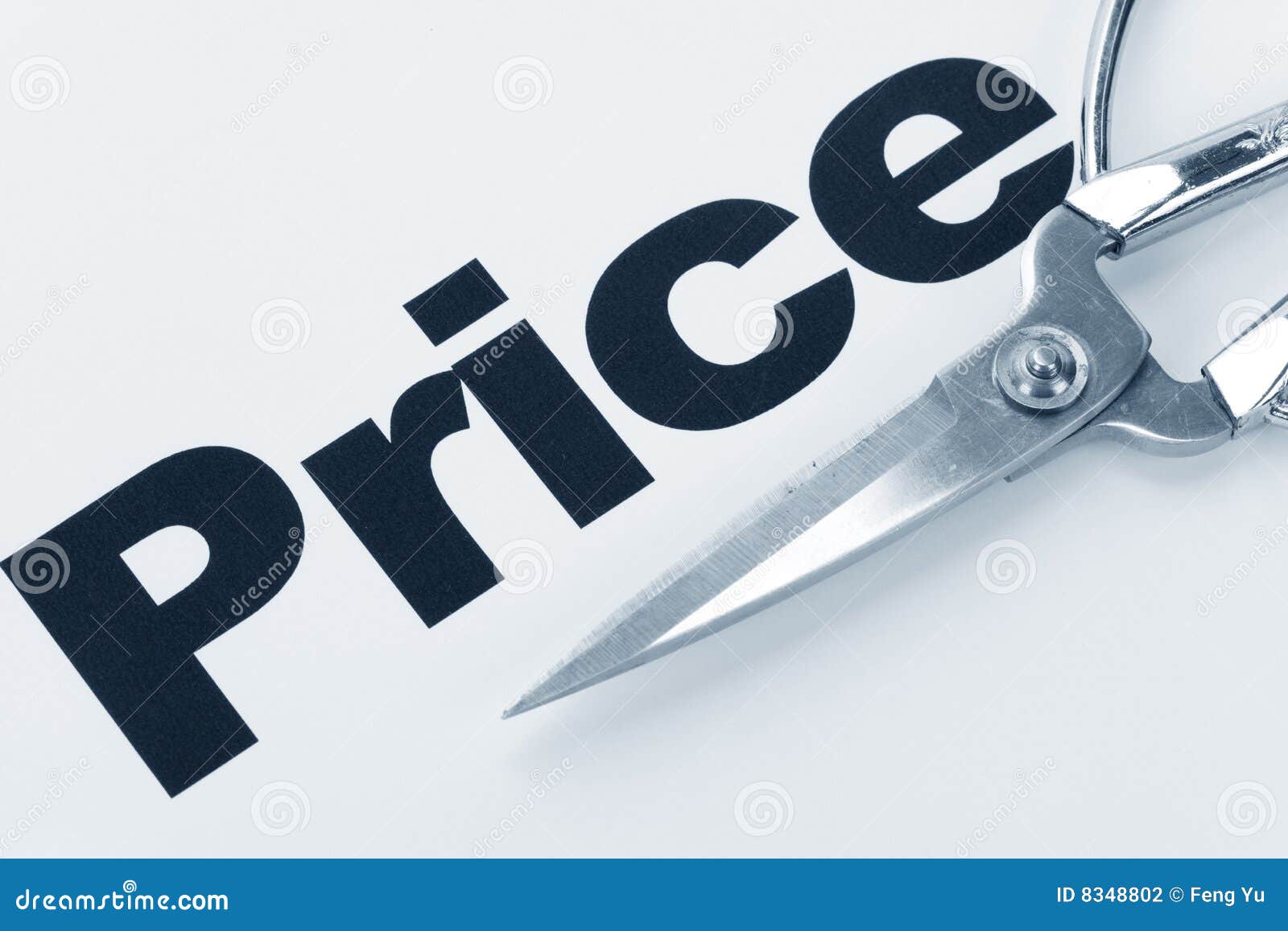 Price Cut stock photo. Image of recession, scissors, text 8348802