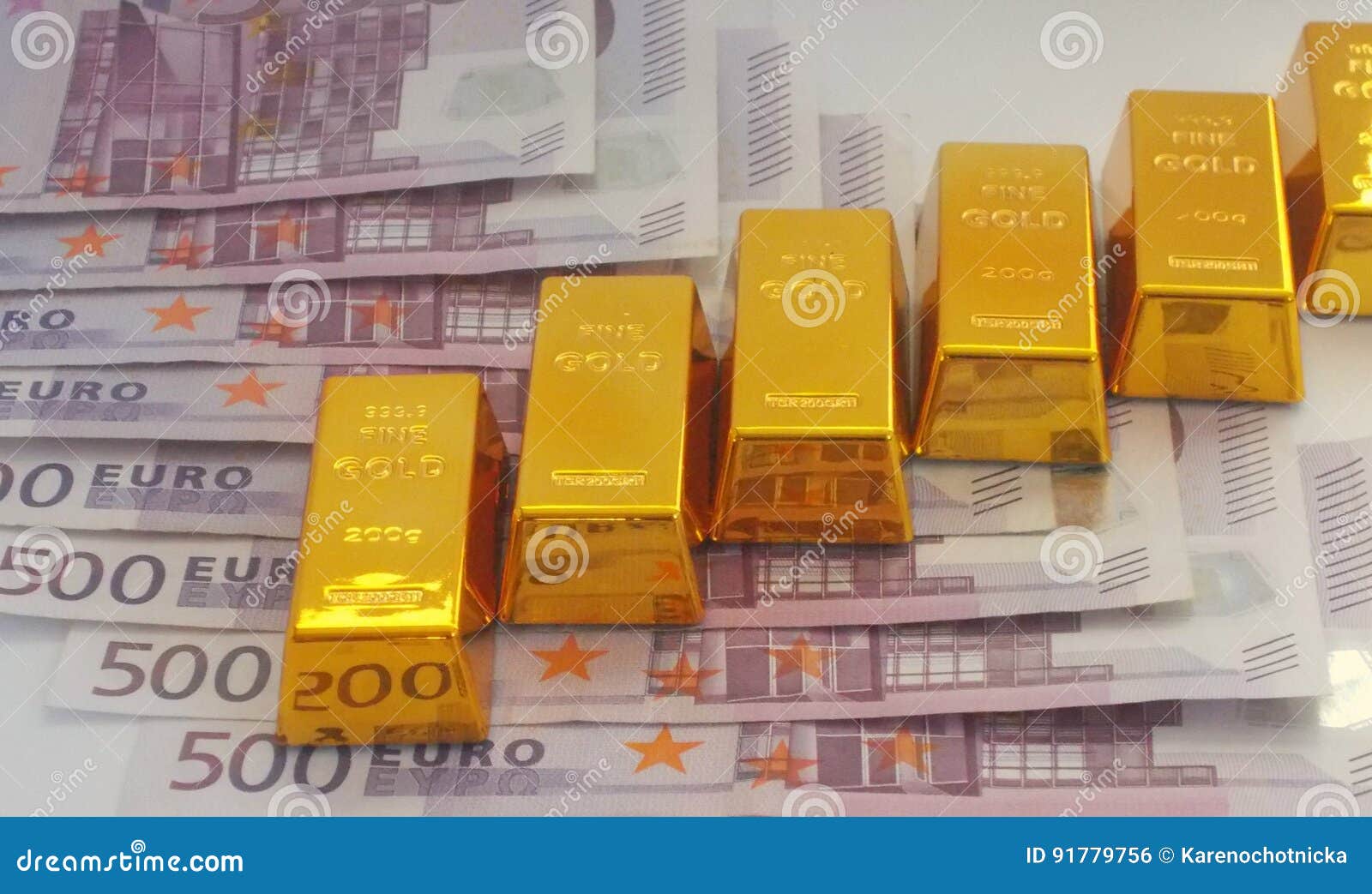 Price of gold stock photo. Image of dollar, gold, bank 91779756