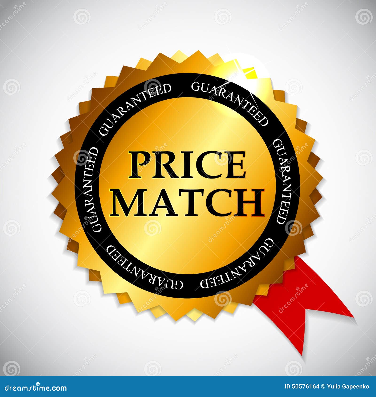 Price Match Label Vector Illustration Stock Vector Illustration of