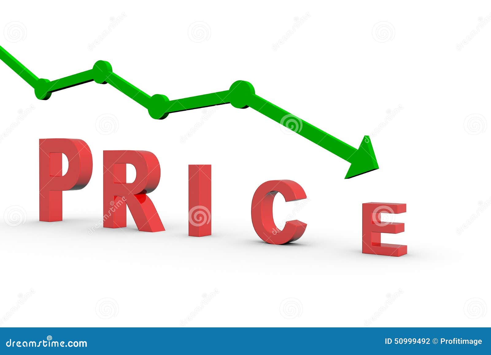 Price Reduction Stock Illustration - Image: 50999492