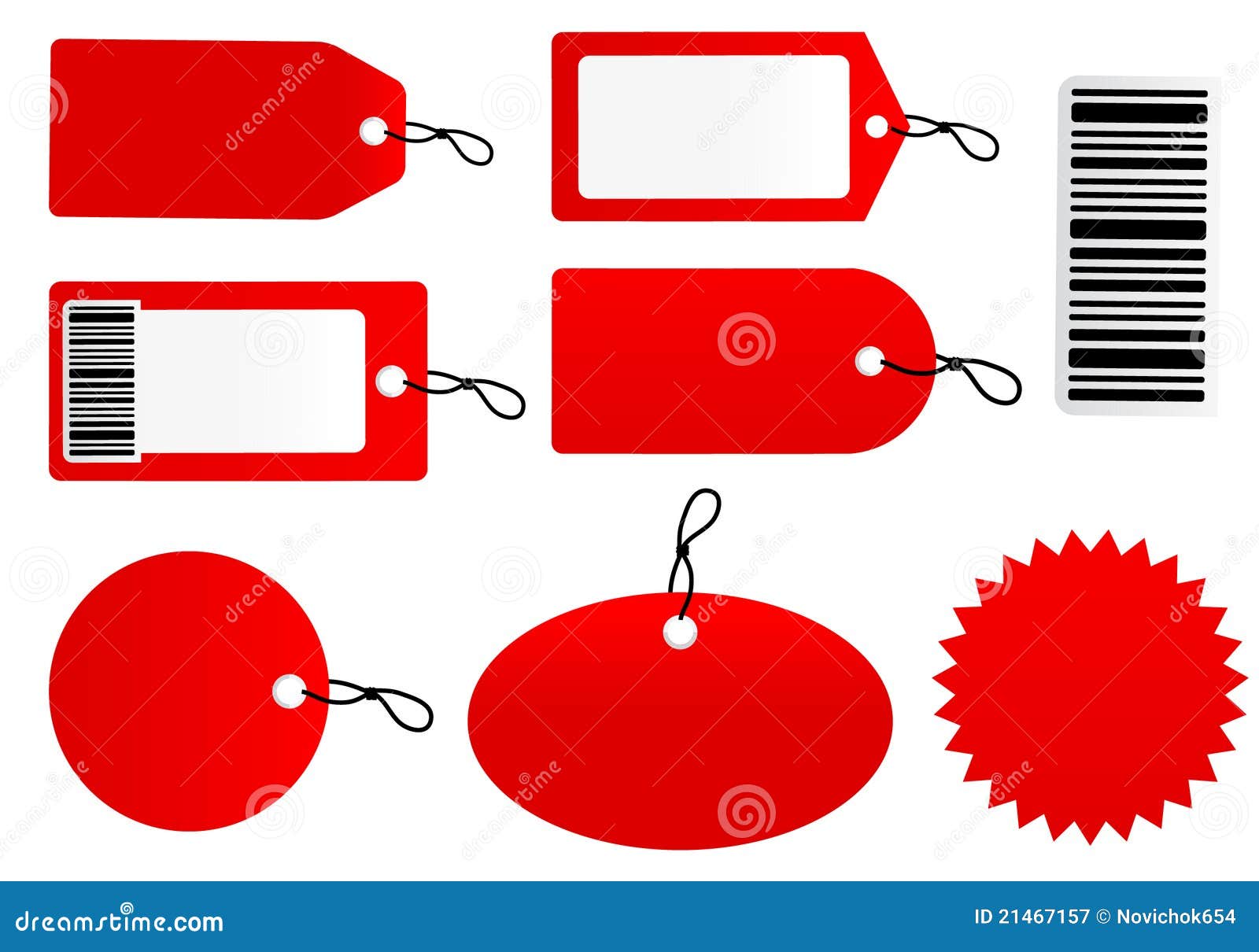 Price tag set stock vector. Illustration of fashion, white - 21467157