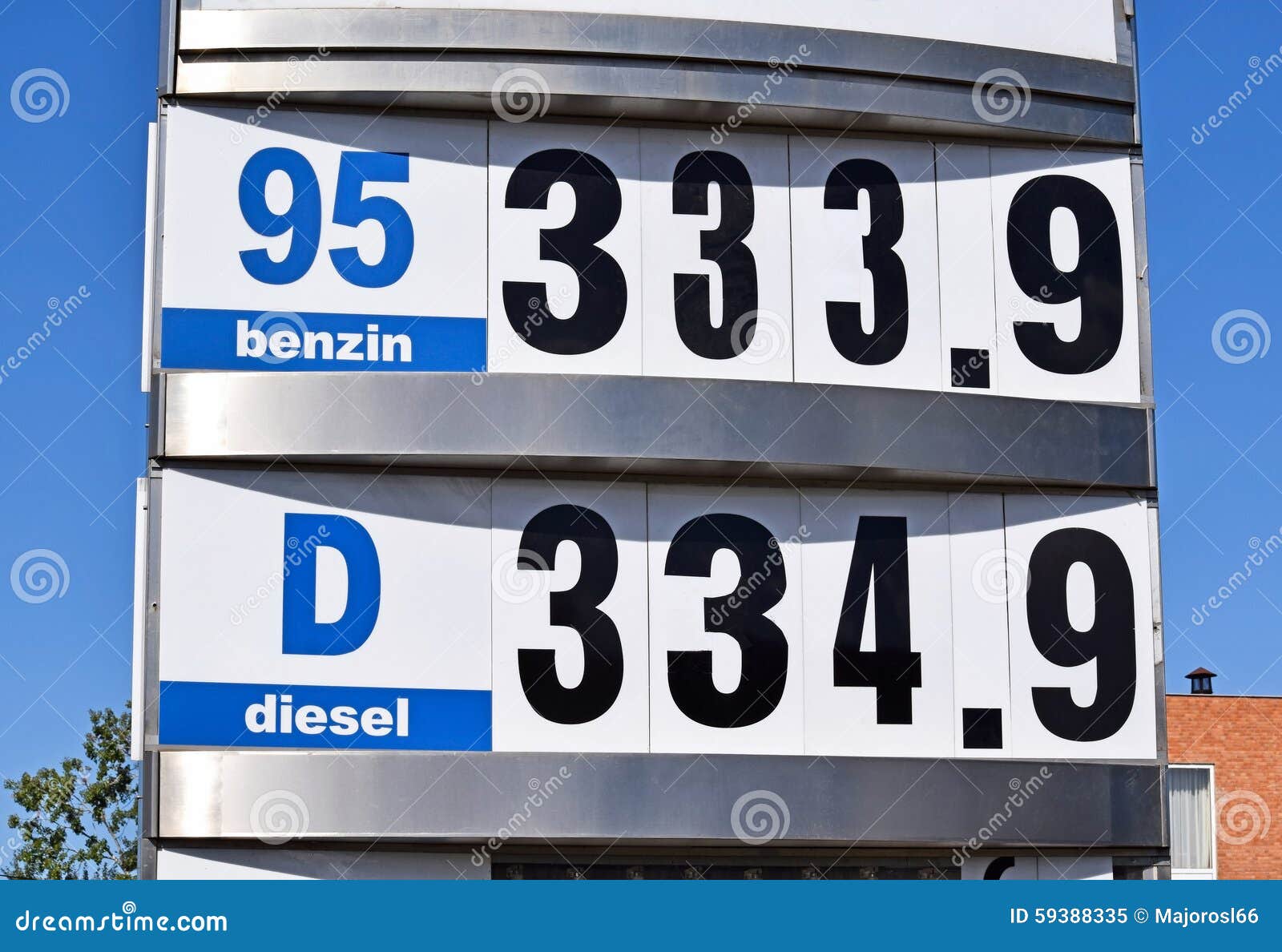 Prices at the gas station stock image. Image of fossil 59388335