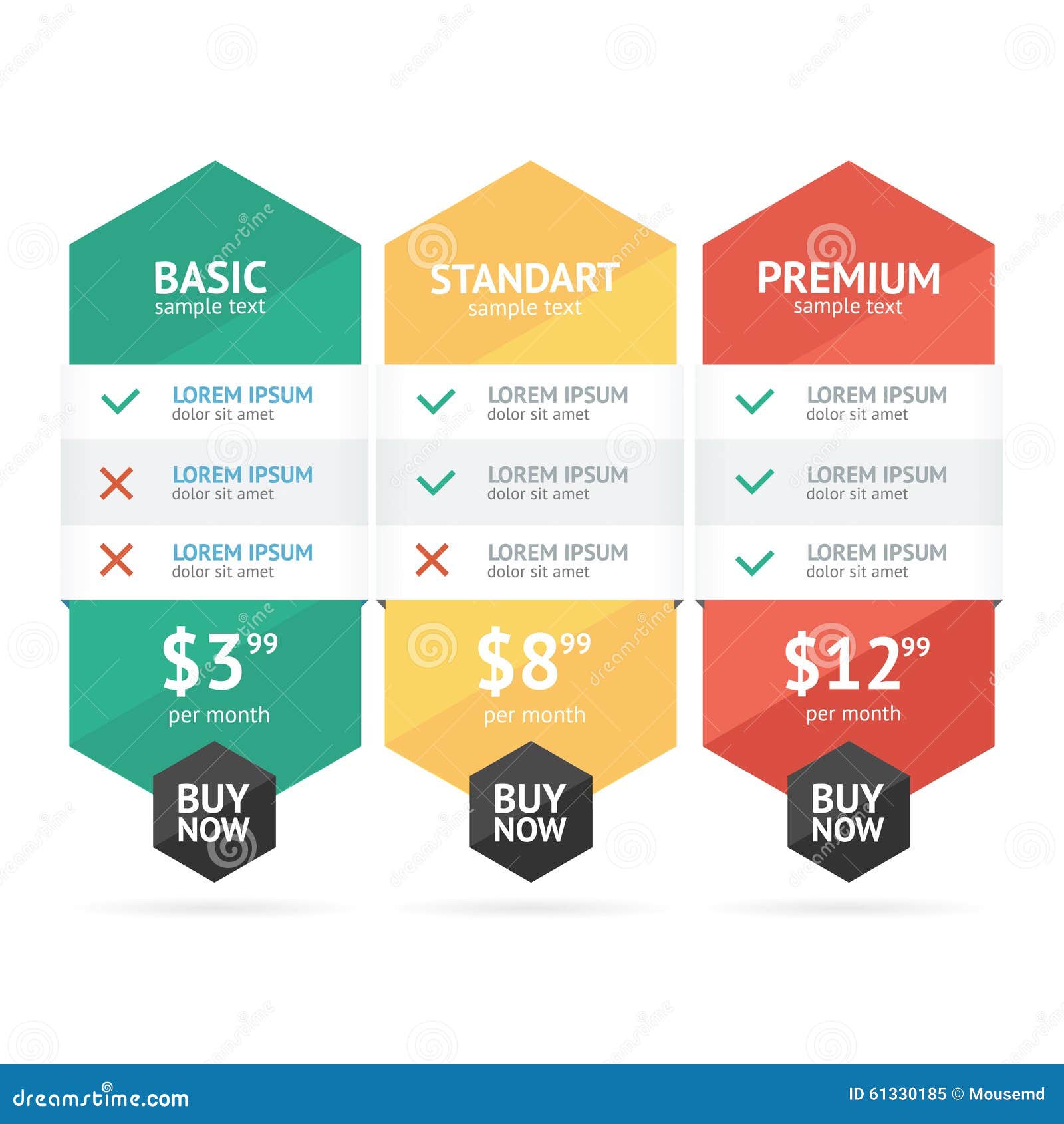 template vector table Pricing Vector List. Stock Vector 61330185 Image: template vector table Pricing Vector List. Stock Vector 61330185 Image: