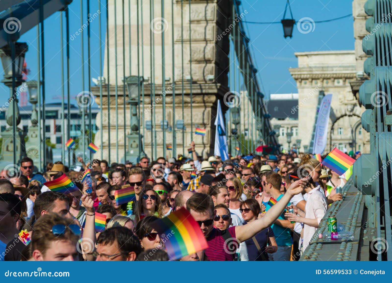 Pride Day Homosexuelle Parade In Budapest Ungarn Redaktionelles