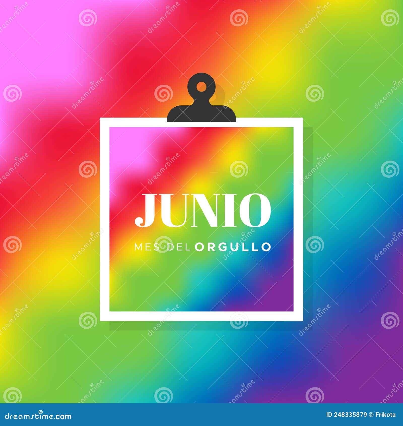 pride lgbtq multicolor tie dye background. june pride month. spanish. junio mes del orgullo.  , flat 