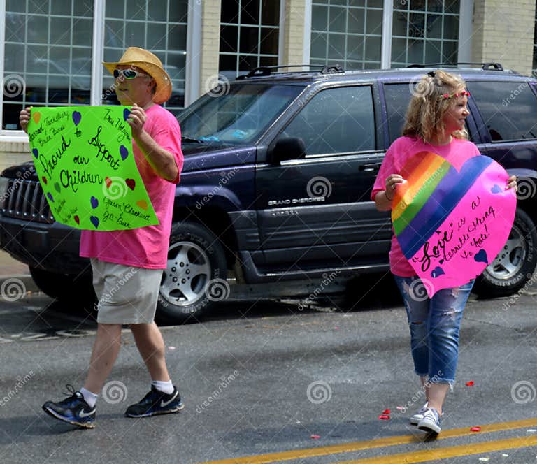 Pride Parade Fayetteville AR 2016 Editorial Image Image of arkansas