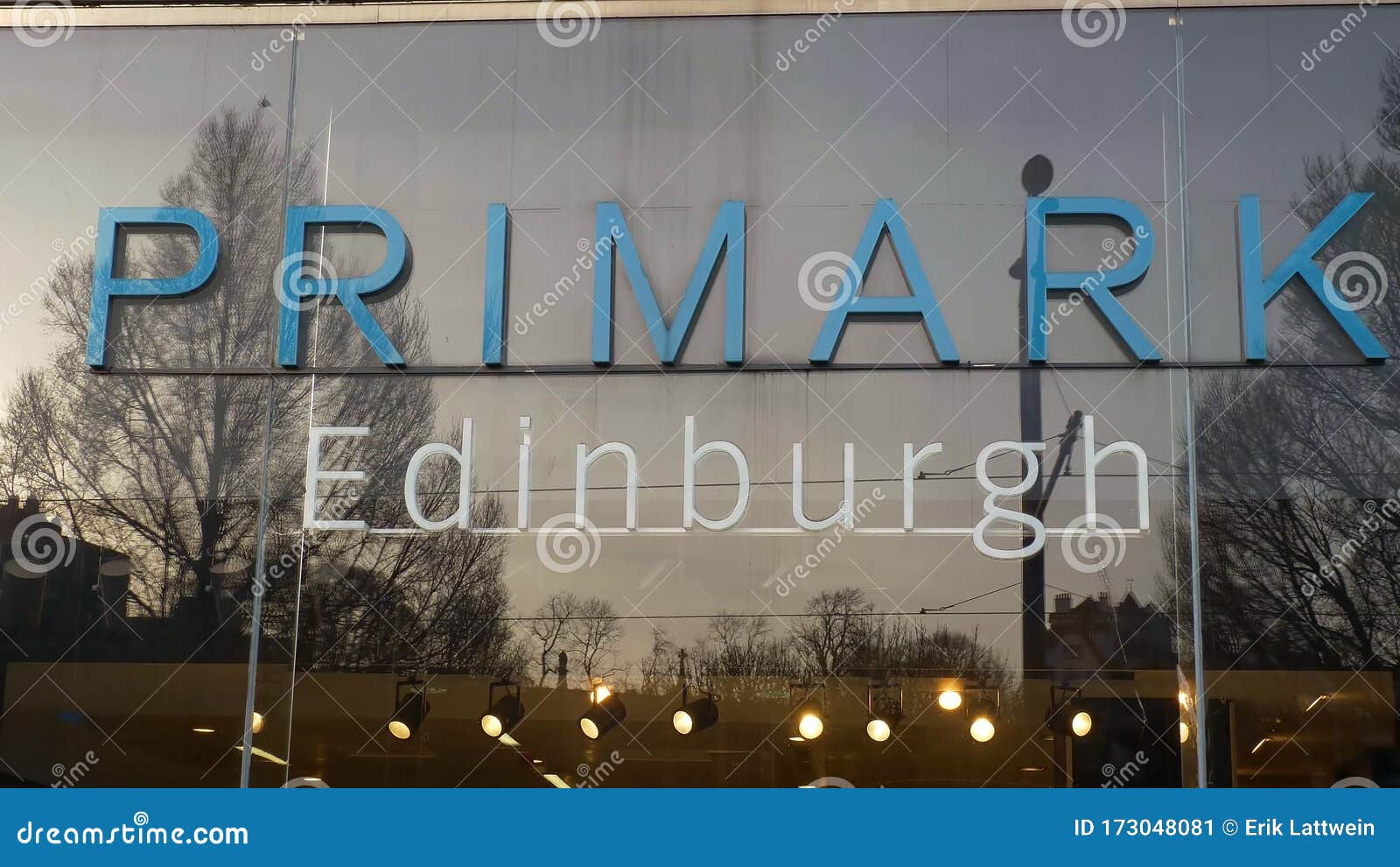 Primark Edinburgh Shopping Store - EDINBURGH, SCOTLAND - JANUARY 10 ...