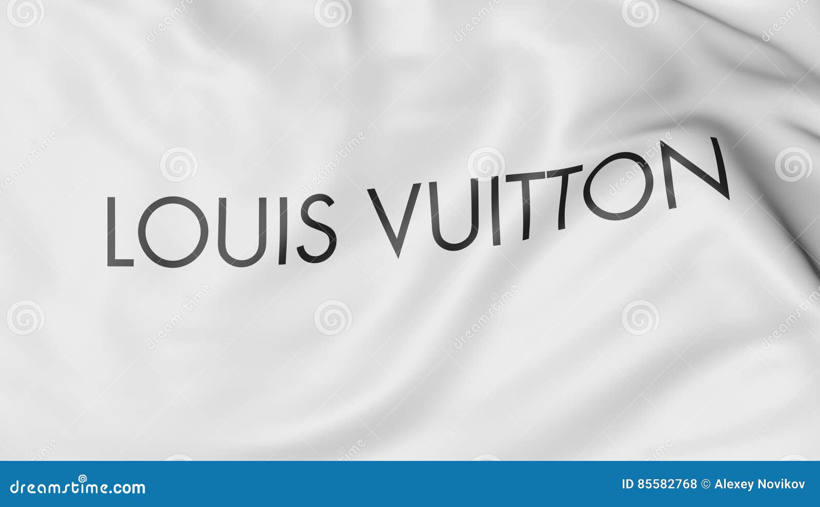 Primer De La Bandera Que Agita Con El Logotipo De Louis Vuitton,  Representación Editorial 3D Foto de archivo editorial - Ilustración de  firma, manera: 85582768