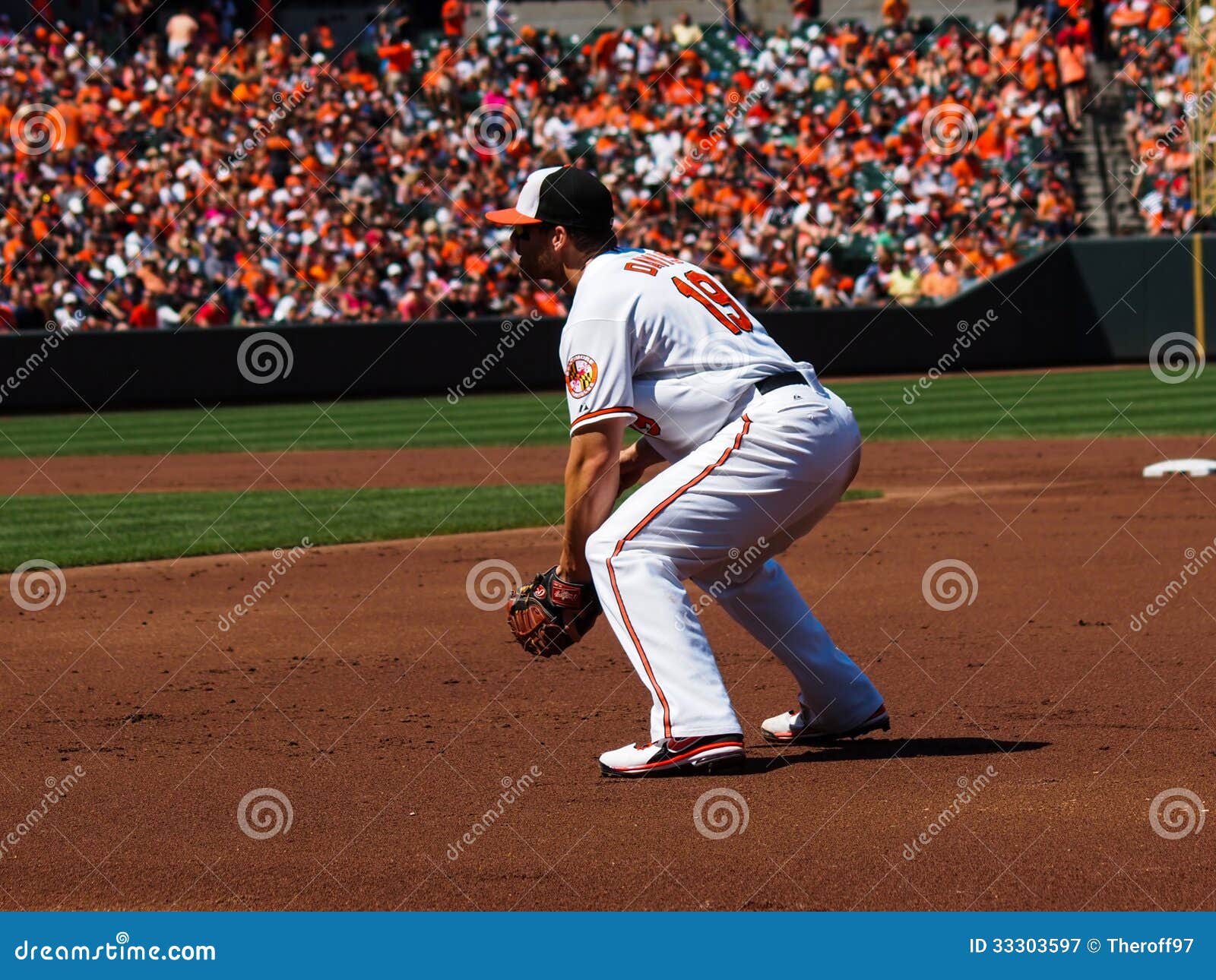 Primera Base Chris Davis De Los Baltimore Orioles Fotografía editorial -  Imagen de davis, béisbol: 33303597