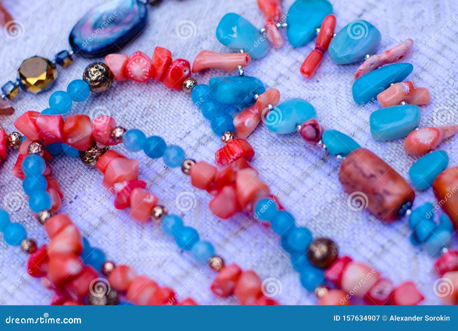 Primitive Decorations Made and Cheap Ornamental Materials Stock Image