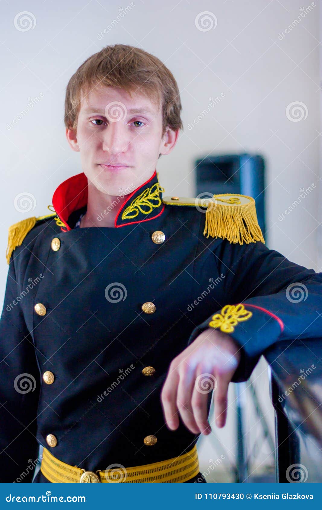 Prince at the Ball. Man in Rte Stock Photo - Image of model, blue ...