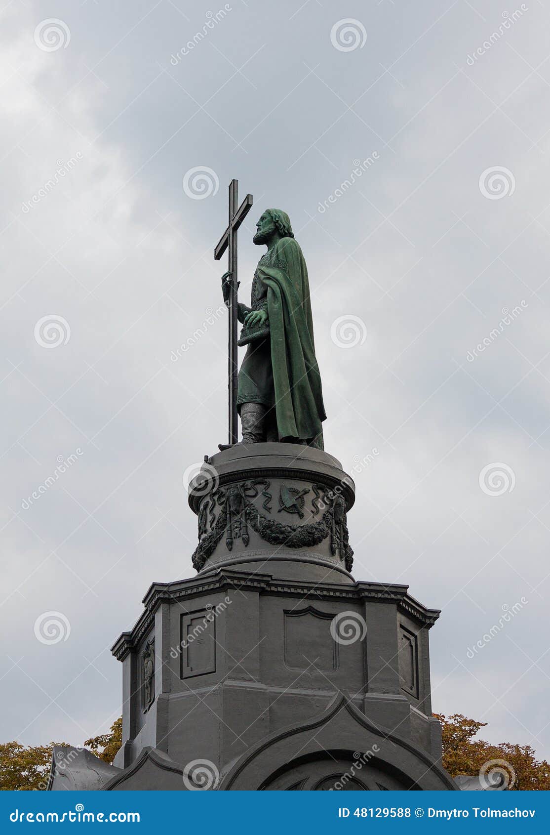 Prince Vladimir Monument in Kiev Stock Photo Image of grand, monument