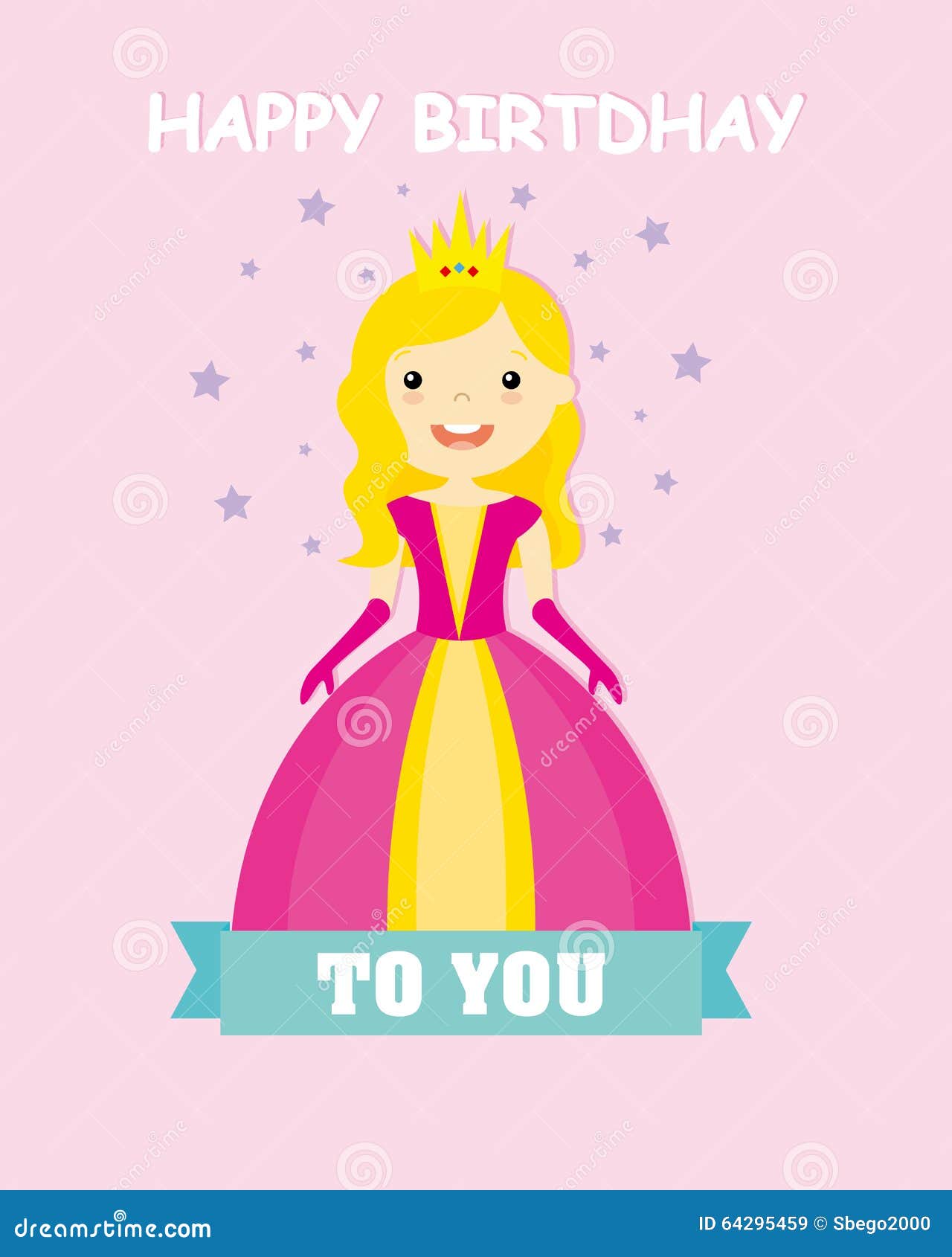 Princess stock vector. Illustration of people, postal - 64295459